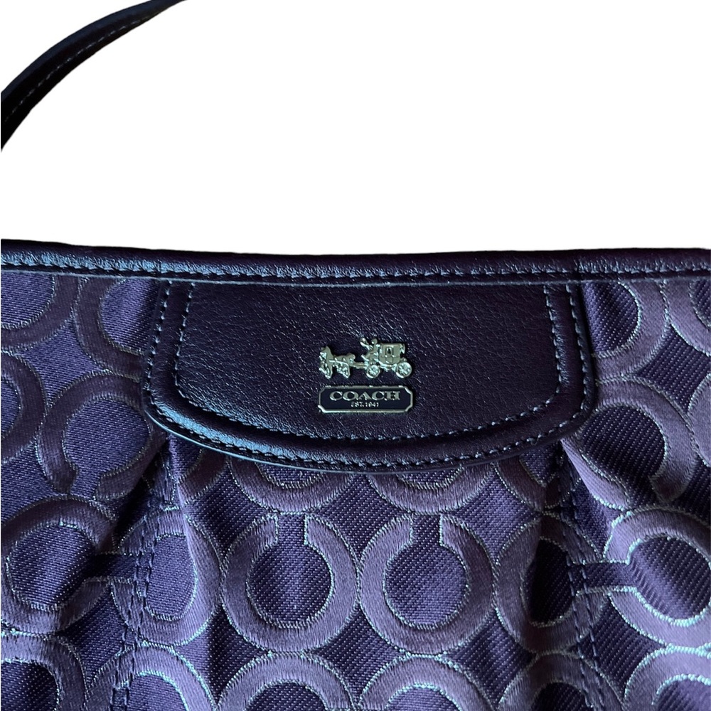 Coach Purple Wristlet EUC - Picture 3 of 8